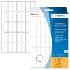 32350 ETIKETT HERMA PERMANENT12x30MM