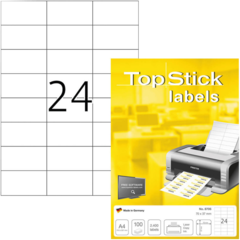 38706 ETIKETT TOPSTICK 70X37MM