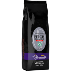 2040100 KAFFE PITCH BLACK BÖNOR 500G*