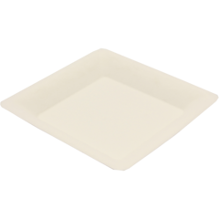 2025000 TALLRIK VIT BAGASSE 20X20CM*