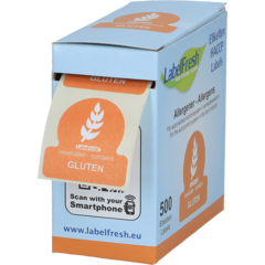 66472 ETIKETT GLUTEN 30X30MM*