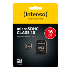 3413470 MINNESKORT MICRO SDHC 16GB