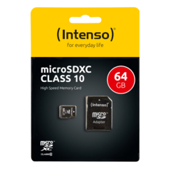 3413490 MINNESKORT MICRO SDXC 64GB