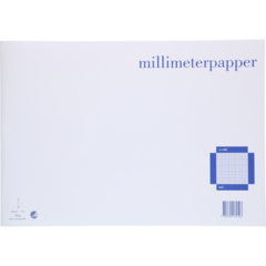 17252 MILLIMETERPAPPER A3L BLÅ