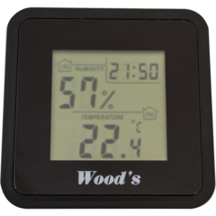 WWHG1 HYGROTERMOMETER WOODS