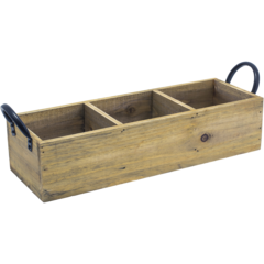 TCS013NAW21 HÅLLARE 3 FACK RUSTIC 35x12x9,