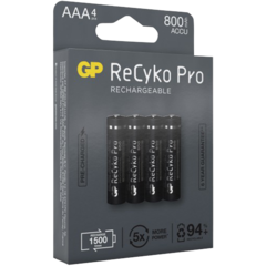 2012210 BATTERIER GP AAA RECYKO PRO 4P