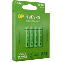 201215 BATTERI GP RECYKO AAA 4-P