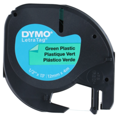 721640 MÄRKBAND DYMO LETRA GRÖN PLAST