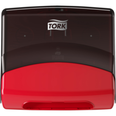 157654008 DISPENSER TORK W4 SVART/RÖD*