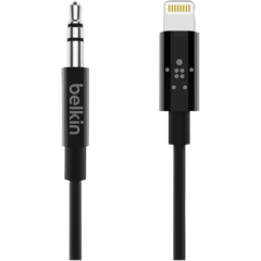 AV10172BT03BLK Belkin Lightning to 3.5mm, Bla