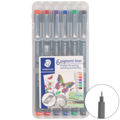 30805SSB6 PENNA PIGMENT LINER 0,5 6-PACK