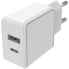 KA3503 LADDARE USB-A & C 3.0 20W 220V