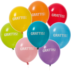 HIS79936 BALLONG 12" GRATTIS 8-PACK 