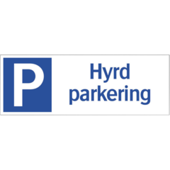 LUN566704250 SKYLT HYRD PARKERING