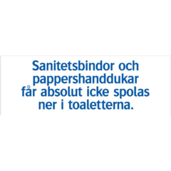 LUN566730016 SKYLT SANITETSINSTRUKTION