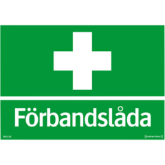 LUN566700670 NÖDSKYLT FÖRBANDSLÅDA