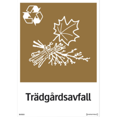 LUN566742912 SKYLT TRÄDGÅRDSAVFALL