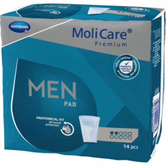 HART168600 MOLICARE MEN PAD 2 DROPPAR 