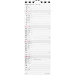 D1710 MÅNADSKALENDER SPIRAL 2024